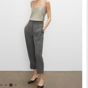 Club Monaco tab detail trousers grey color size 8